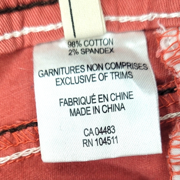 3Y Stylish Orange Jeans NWOT - Picture 7 of 7
